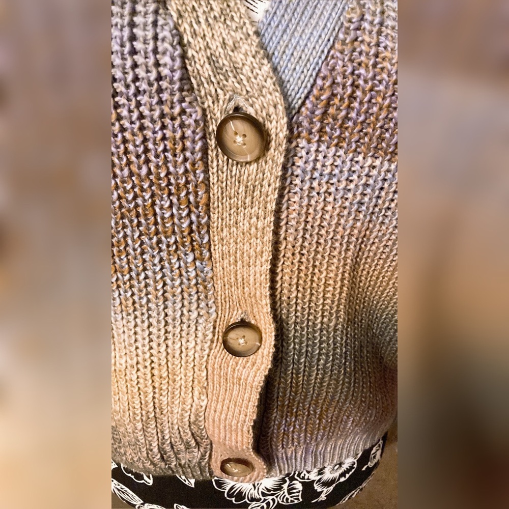 Rewind Boho Button Front Cardigan - image 2